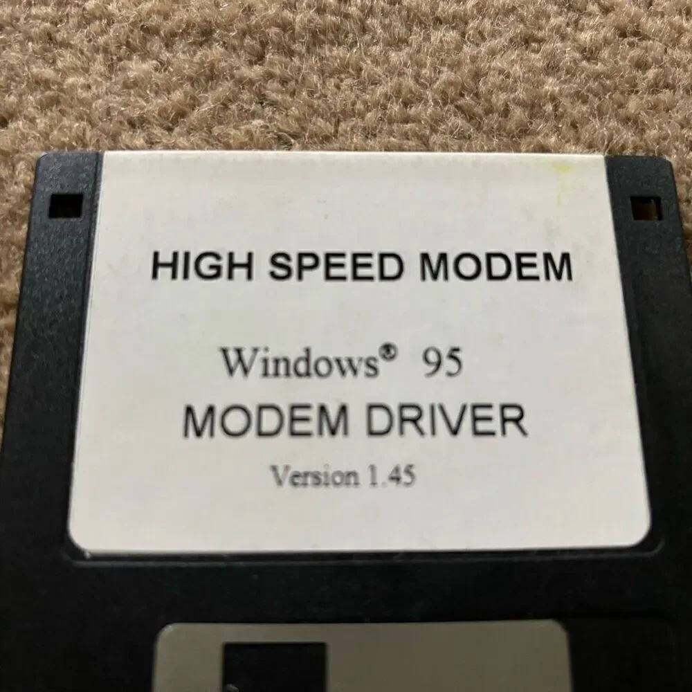 High Speed Modem Windows 95 Modem Driver Version 1.45 Floppy Disk - Picture 2 of 3